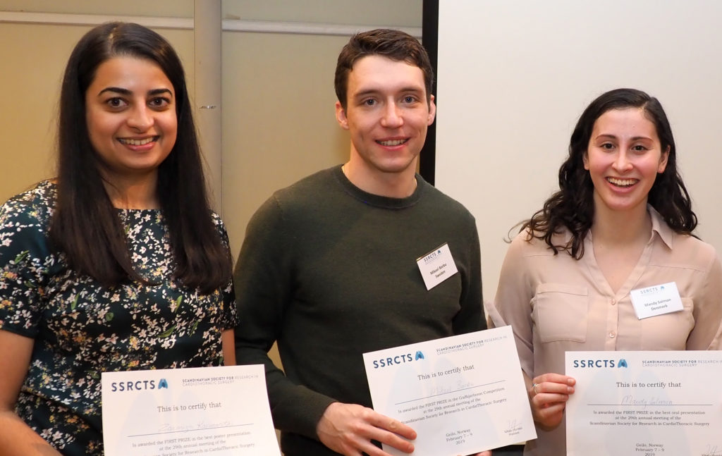 SSRCTS award winners 2019